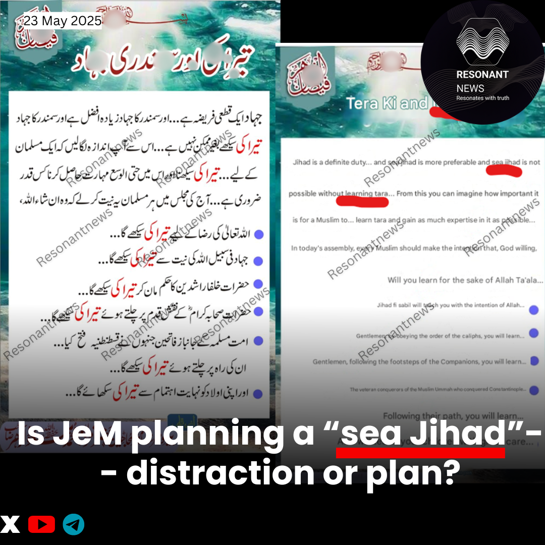 Is JeM planning a “sea Jihad”– distraction or plan?